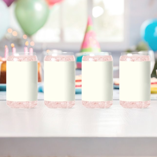 Ivory Solid Color Dosenglas (Insitu (Geburtstag))