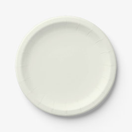 Ivory Solid Color Pappteller