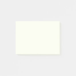 Ivory Solid Color Post-it Klebezettel