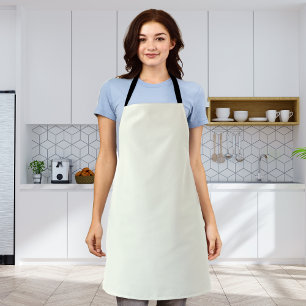 Ivory Solid Color Schürze