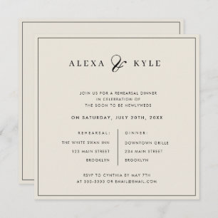 Ivory Square Probe Dinner Einladung