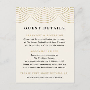 Ivory String Lights Gast Detail Enclosure Card Begleitkarte