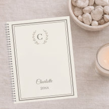 Ivory taupe Monogram Personalized Quiet Luxury