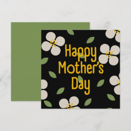 IVORY VINES - Mother's Day Floral Invitation Card Einladung