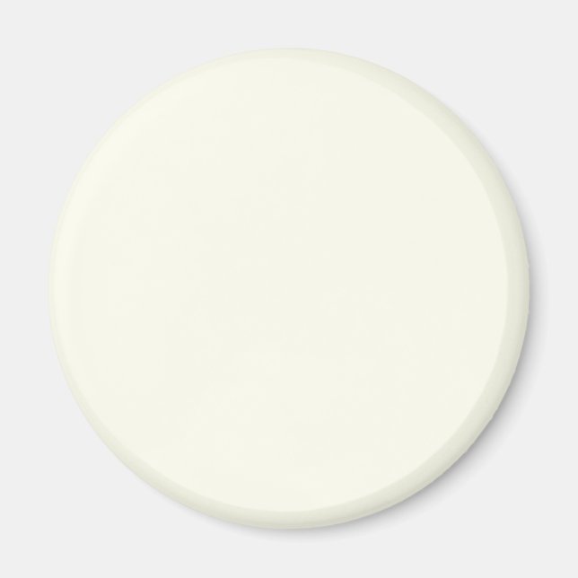 Ivory White FFFFF0 - Option zum Hinzufügen von Nam Magnet (Vorne)