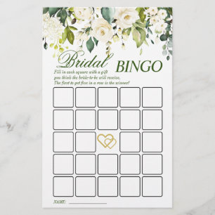Ivory White Roses Greenerity Brautparty Game