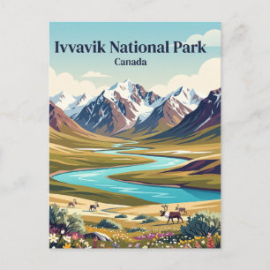 Ivvavik-Nationalpark Kanada Postkarte