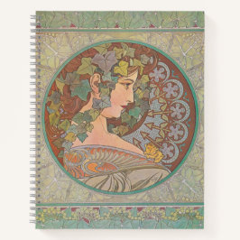Ivy - Alphonse Mucha Notizbuch