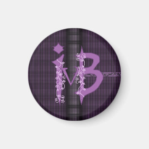 Ivy and Bat Custom Kariert Goth Magnet