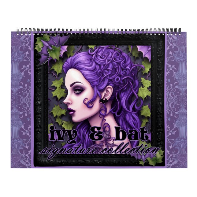 Ivy and Bat Signature Collection Art-Kalender Kalender (Titelbild)