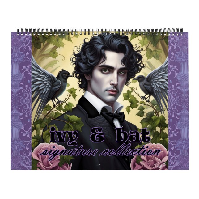 Ivy and Bat Signature Collection Art-Kalender Kalender (Titelbild)