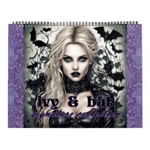 Ivy and Bat Signature Collection Art-Kalender Kalender