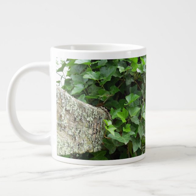 Ivy and Lichens - Martha's Vineyard Jumbo-Tasse (Links)