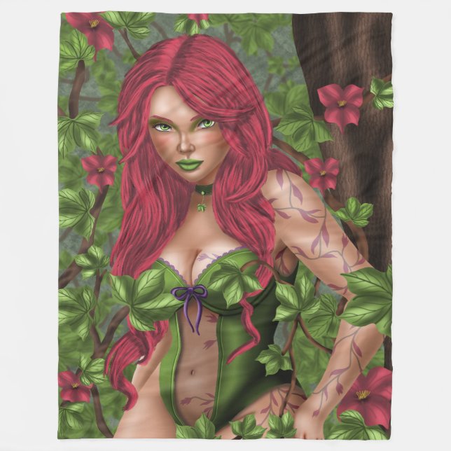 Ivy, das giftige Mädchen Fleecedecke (Vorderseite)