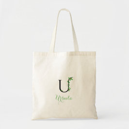 Ivy Design auf Monogram U Tote Bag Tragetasche