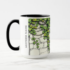 Ivy Heart Window Rainy Day Tales Boy Tasse