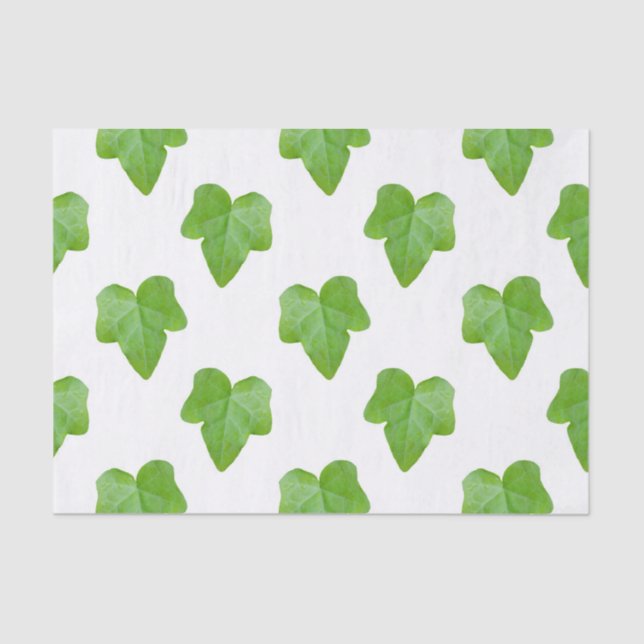 Ivy Leaf Pattern Seidenpapier (Vorderseite)