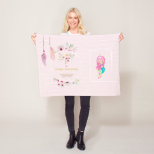 IVY - Mädchenname Bedeutung Geschenk Gegenstand - Fleecedecke
