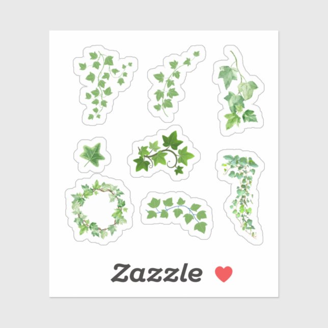 Ivy Stickers Aufkleber (Blatt)