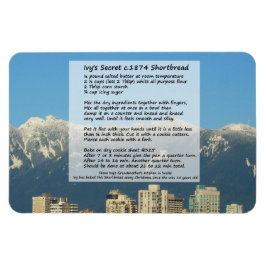 Ivys 1874 Shortbread Recipe Magnet