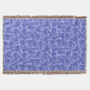 Iwalani Vintag Hawaiian Lilac Floral Decke