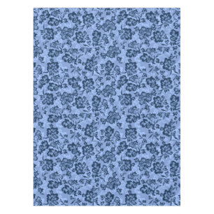Iwalani Vintage Hawaiian Blaue Blumen Tischdecke