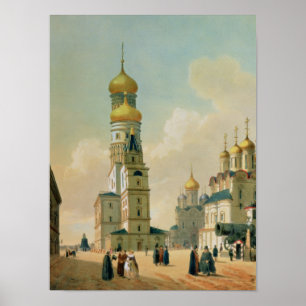 Iwan der große Glockenturm im Moskau Poster