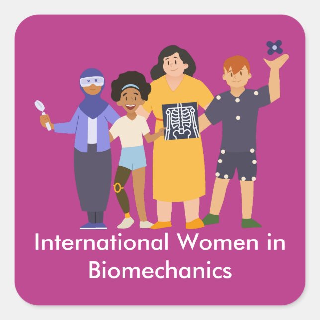 IWB-Sticker Quadratischer Aufkleber (Vorderseite)