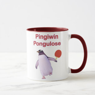 iWin uLose Pinguin-Klingeln Pong Tasse