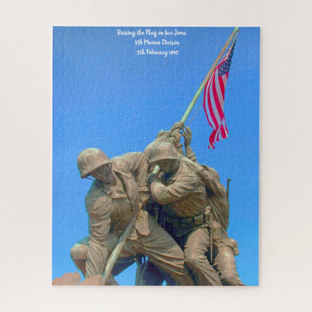 Iwo-Jima 5th Marine Devison 5.2.1945 Puzzle (Vertikal)