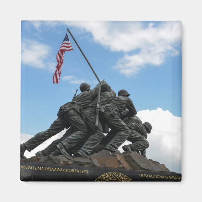 Iwo Jima Memorial in Washington DC Magnet (Vorne)
