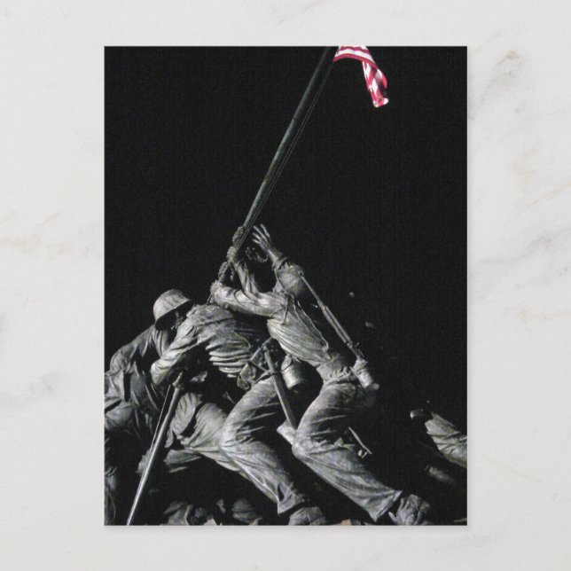 Iwo Jima Memorial Postkarte (Vorderseite)