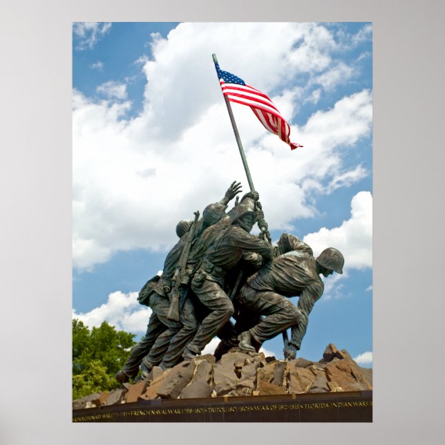 Iwo Jima - West Side View Poster (Vorne)