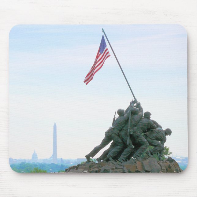 Iwojima-Denkmal-Washington DC Mousepad (Vorne)