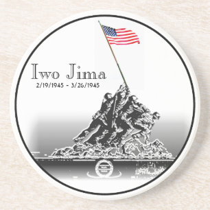 Iwojima Sandstein Untersetzer