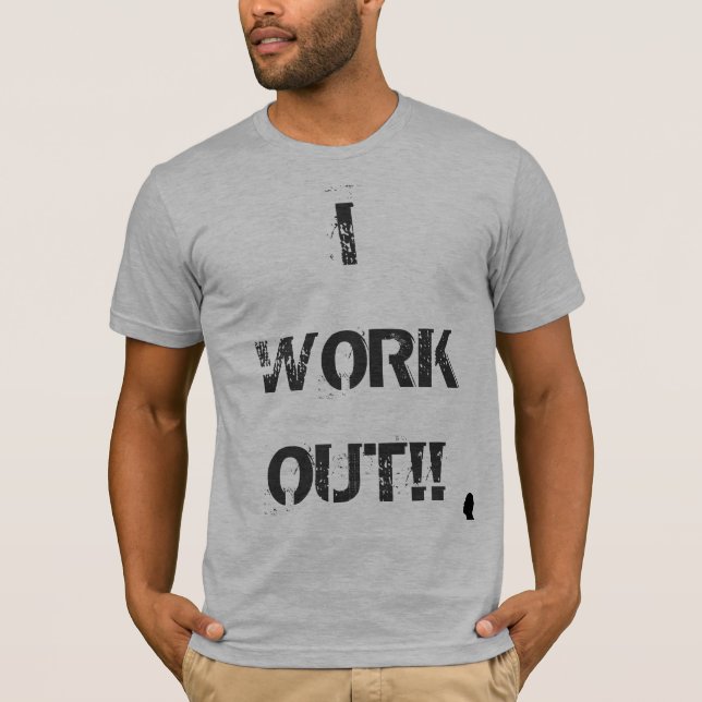 #IworkOUT T-Shirt (Vorderseite)