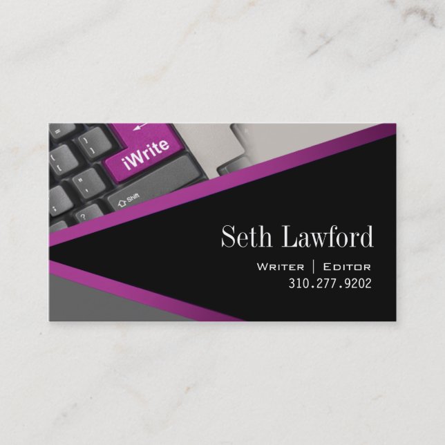 iWrite - Visitenkarte (Vorderseite)