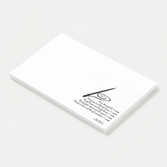 Iwriting Post-it Klebezettel (angewinkelt)