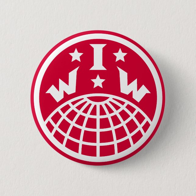 IWW-Logo Button (Vorderseite)