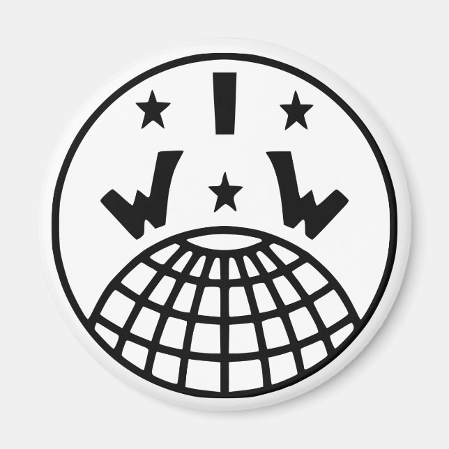 IWW Logo-Magnet Magnet (Vorne)
