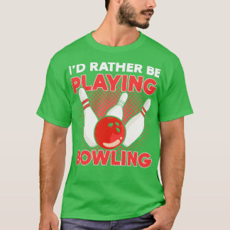 Ix27d spielt eher Bowling Bowler Bowling Tee