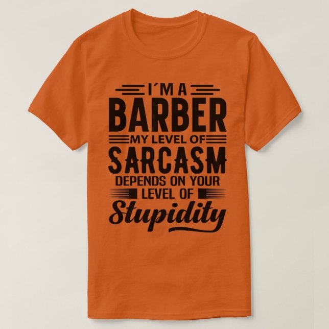 Ix27m A Barber T-Shirt (Design vorne)