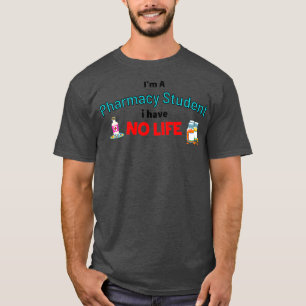 Ix27m A Pharmacy Student Ich habe kein Leben rot l T-Shirt