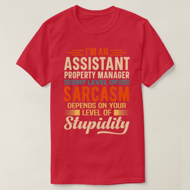Ix27m Ein Assistent-Property-Manager 2 T-Shirt (Design vorne)