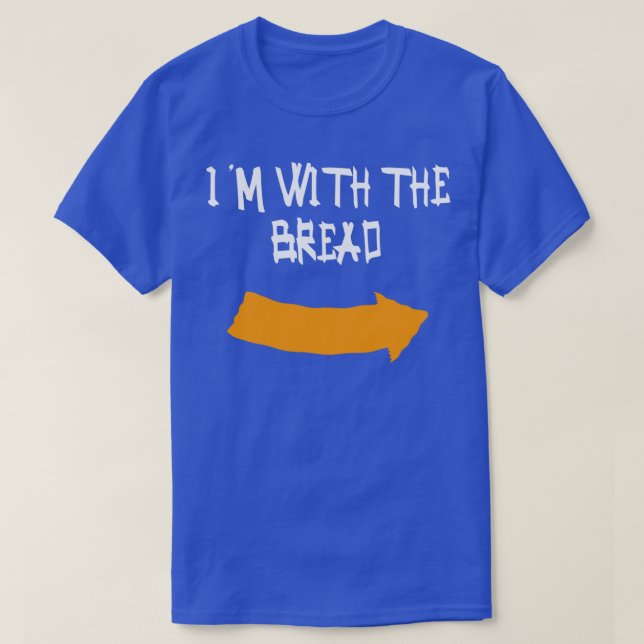 Ix27m mit dem Bread Funny Halloween Kostüm T-Shirt (Design vorne)
