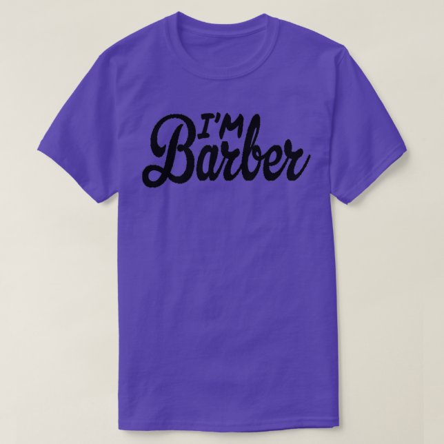 ix27m Shirt Barber Barber Barber Funny Barb (Design vorne)