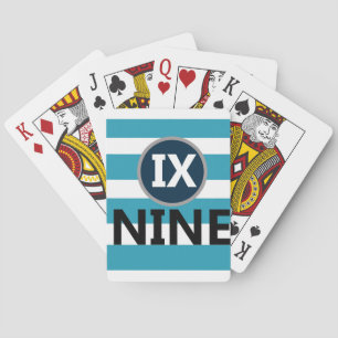 IX Neun Spielkarten