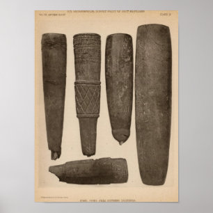 IX Steinrohre, so Calif Poster