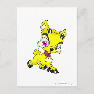 Ixi Yellow Postkarte