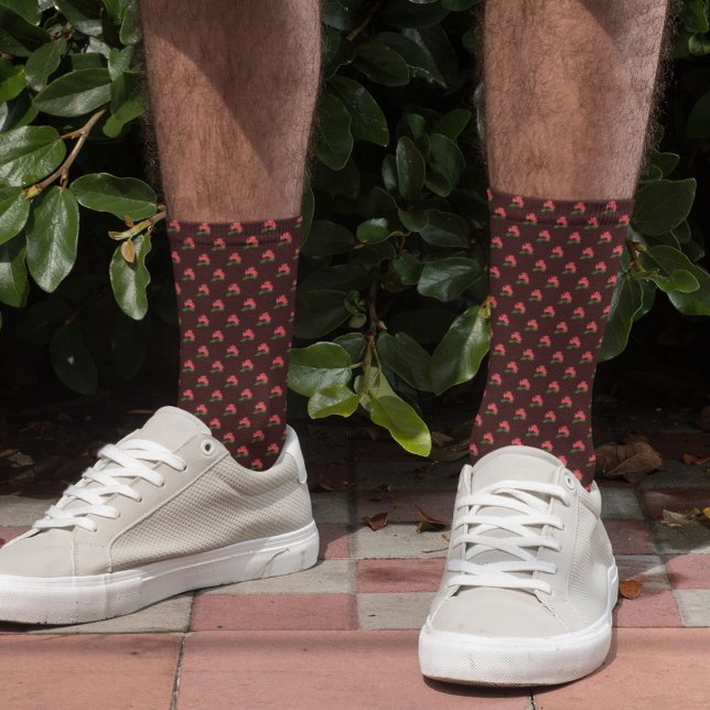 Ixora Coccinea, Blume Maha Sarakham Crew Socks Socken (Von Creator hochgeladen)